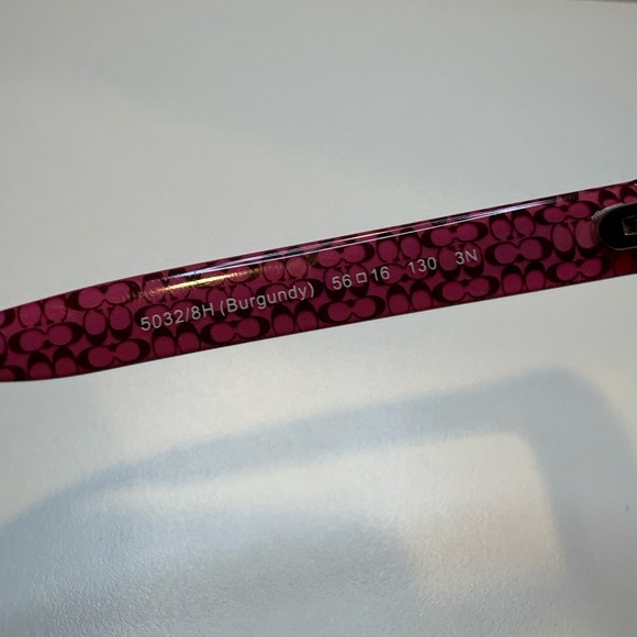 Coach Women’s Sunglasses HC8017 (L009 Kendall) 5032/8H (Burgundy) 56•16•130 - Picture 11 of 11